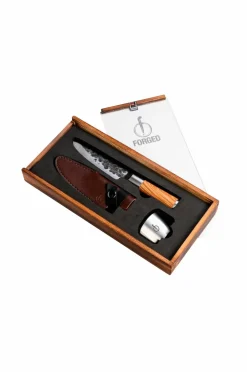 New Forged Barnkniv Oliven SdV Stål/træ