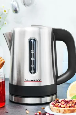 Best Gastroback Design vandkedel til camping Sølvfarvet