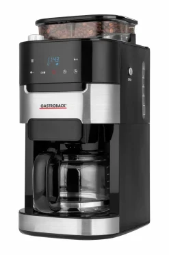 Gastroback Kaffemaskine Grind & Brew Pro Sølvfarvet
