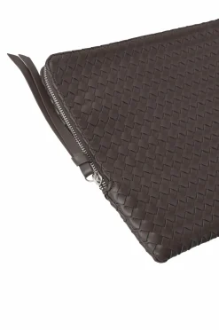 Sale Gina Tricot Computertaske Braided Laptop Case Brun