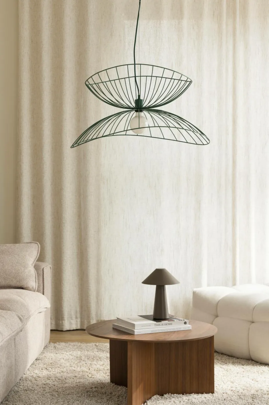 Outlet Globen Lighting Bærbar bordlampe Cannes IP44 Brun