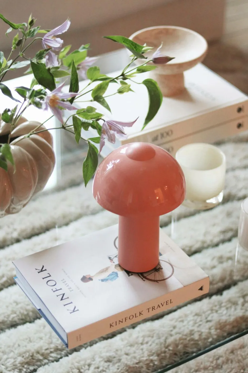 Discount Globen Lighting Bærbar bordlampe Buddy IP44 Blush