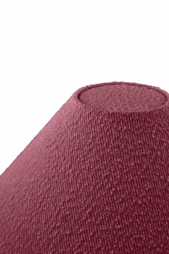 Best Globen Lighting Lampeskærm Iris 45 Bourgognefarvet bouclé