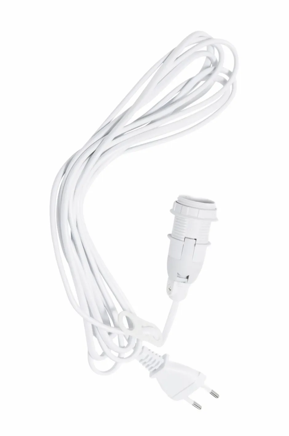 Discount Globen Lighting Ledningssæt E14 3,5 m Hvid