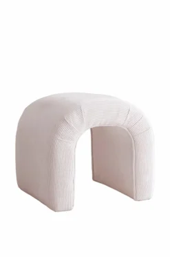Hot Hanah Home Pouffe-Atlanta hvid