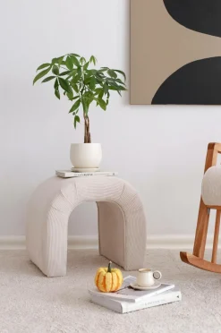Hot Hanah Home Pouffe-Atlanta hvid