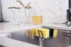 Best HAPPY SiNKS Holder til køkkensvamp Steel