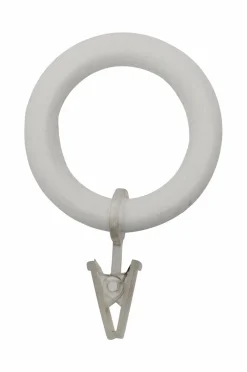 Sale Hasta Gardinring træ 55 mm Hvid