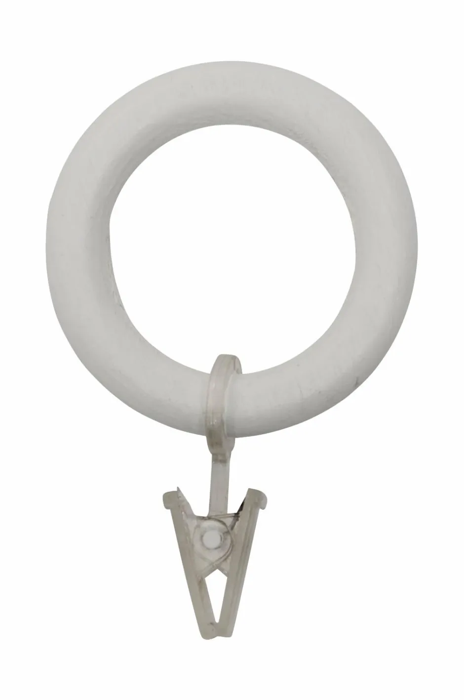 Sale Hasta Gardinring træ 55 mm Hvid