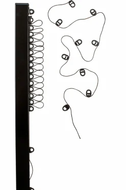 Sale Hasta Gardinskinne Alex Wave 200 cm Sort