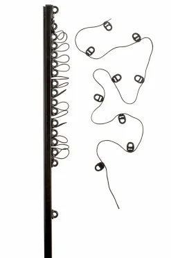 Best Hasta Gardinskinne U Wave 200 cm Sort