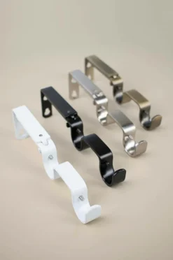 Hasta Gardinstangbeslag dobbelt 16/19 mm Hvid
