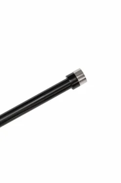 Hasta Gardinstangssæt Edith 160-300 cm Sort/sort nikkel