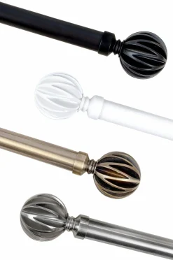 Sale Hasta Gardinstangssæt Ylva 160-300 cm Hvid