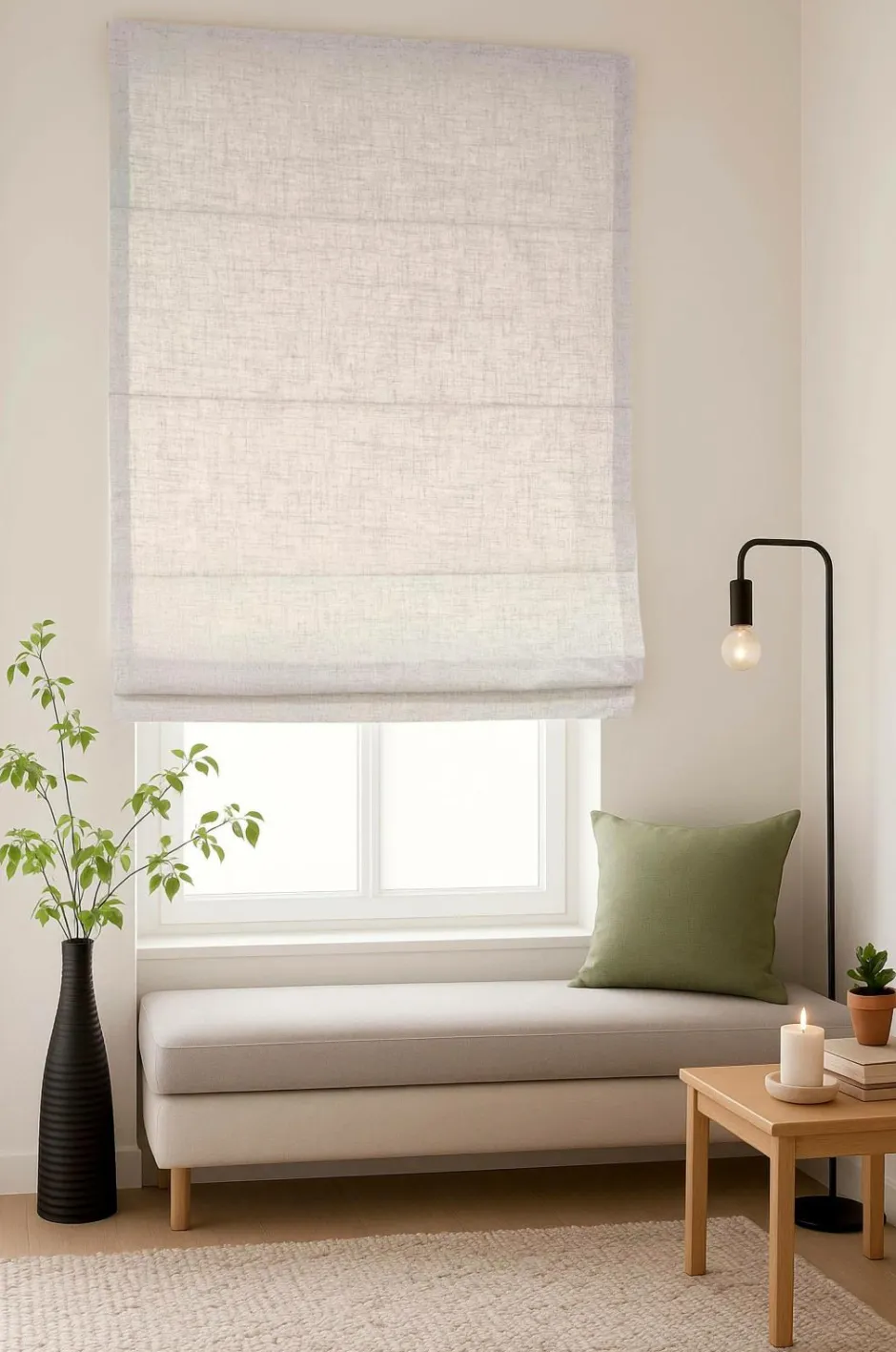 Discount Hasta Liftgardin Lina Gråmeleret