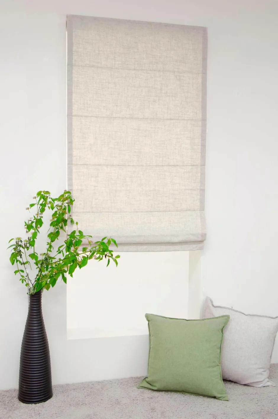 Discount Hasta Liftgardin Lina Gråmeleret