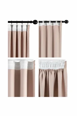Sale Hasta Mørklæggende gardin Dokie Beige røget