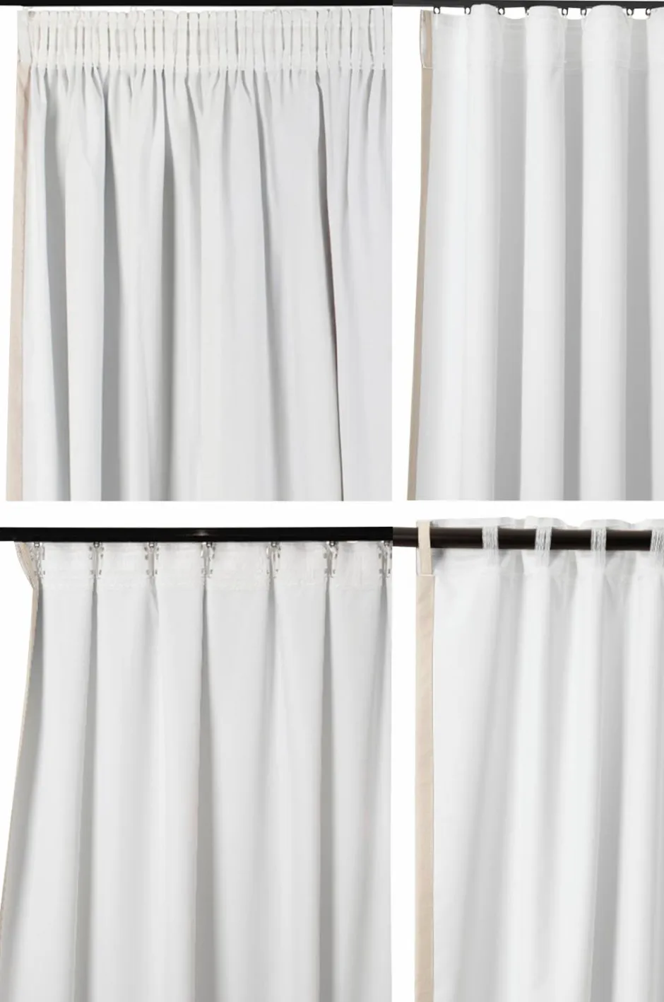 Clearance Hasta Mørklægningsgardin Extra Wide Nova, 268x280 cm Beige