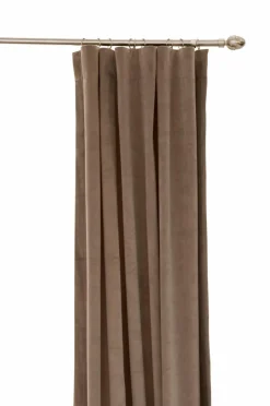 Hot Hasta Smuk gardinlængde i velour Beige