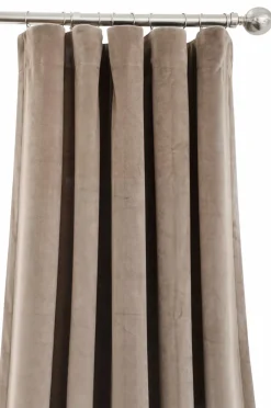 Hot Hasta Smuk gardinlængde i velour Beige
