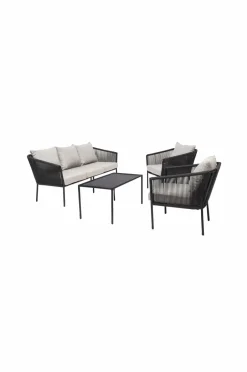 Hillerstorp Sofa-sæt Lersund Sort/grå