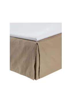 Himla Sengenederdel Weeknight 42 cm Beige