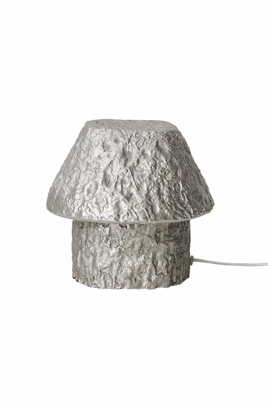 Best HKliving Artefact bordlampe i aluminium Lysegrå