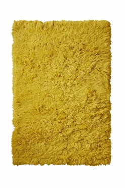 Clearance HKliving Fluffy tæppe (150x240cm) Gul