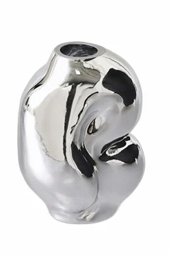 New HKliving Gleam Glass lille vase krom