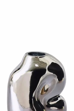 New HKliving Gleam Glass lille vase krom