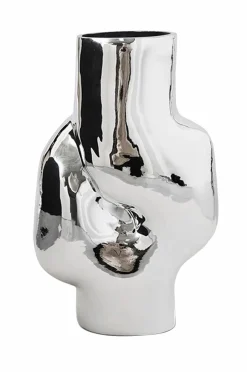 Hot HKliving Gleam Glass høj vase krom