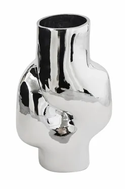 Hot HKliving Gleam Glass høj vase krom
