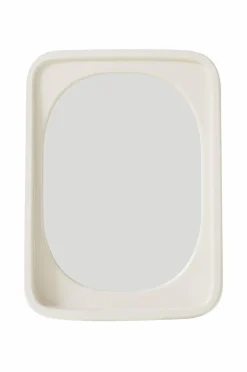 Discount HKliving Kurve spejl æggeskal Glossy Beige