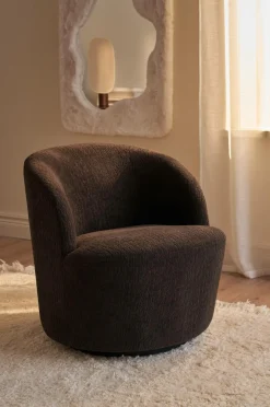Outlet &Home Drejelig lænestol Room Kaffebrun