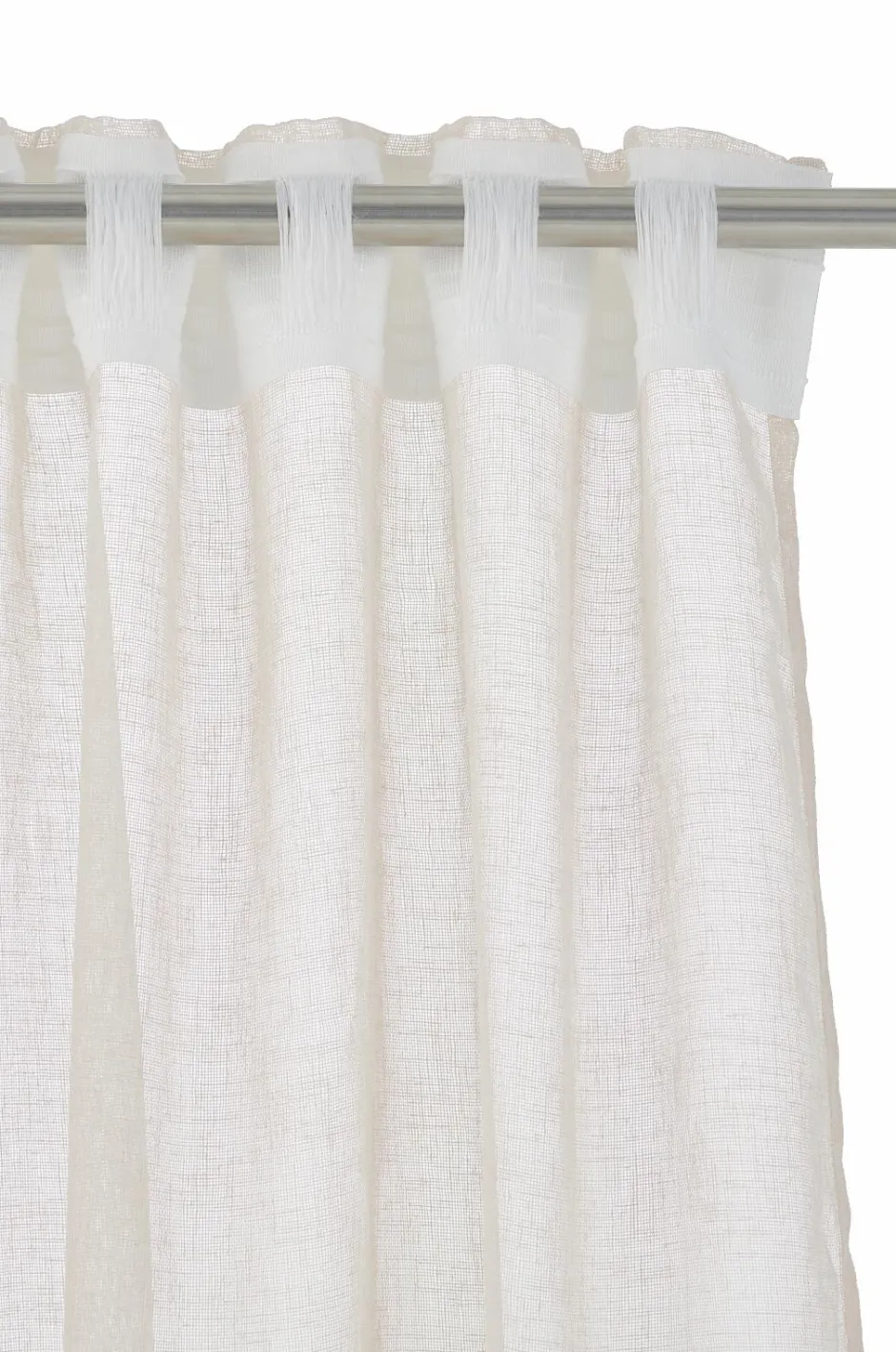 &Home Gardinlængde med multibånd Mila 2-pak Lys beige