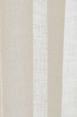 &Home Gardinlængde med multibånd Mila 2-pak Lys beige