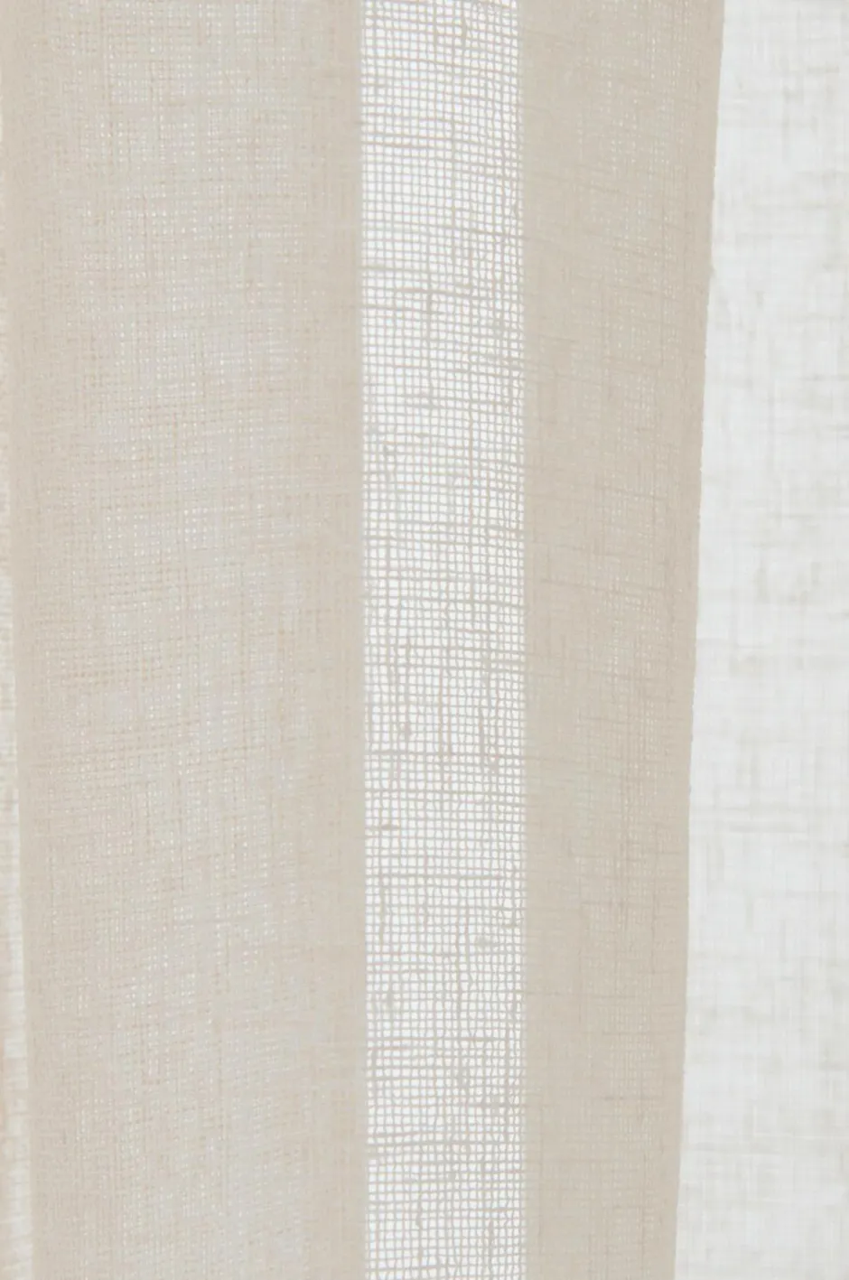 &Home Gardinlængde med multibånd Mila 2-pak Lys beige