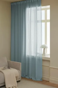Outlet &Home Multibåndsgardin Mila Wide 1-pak Lyseblå