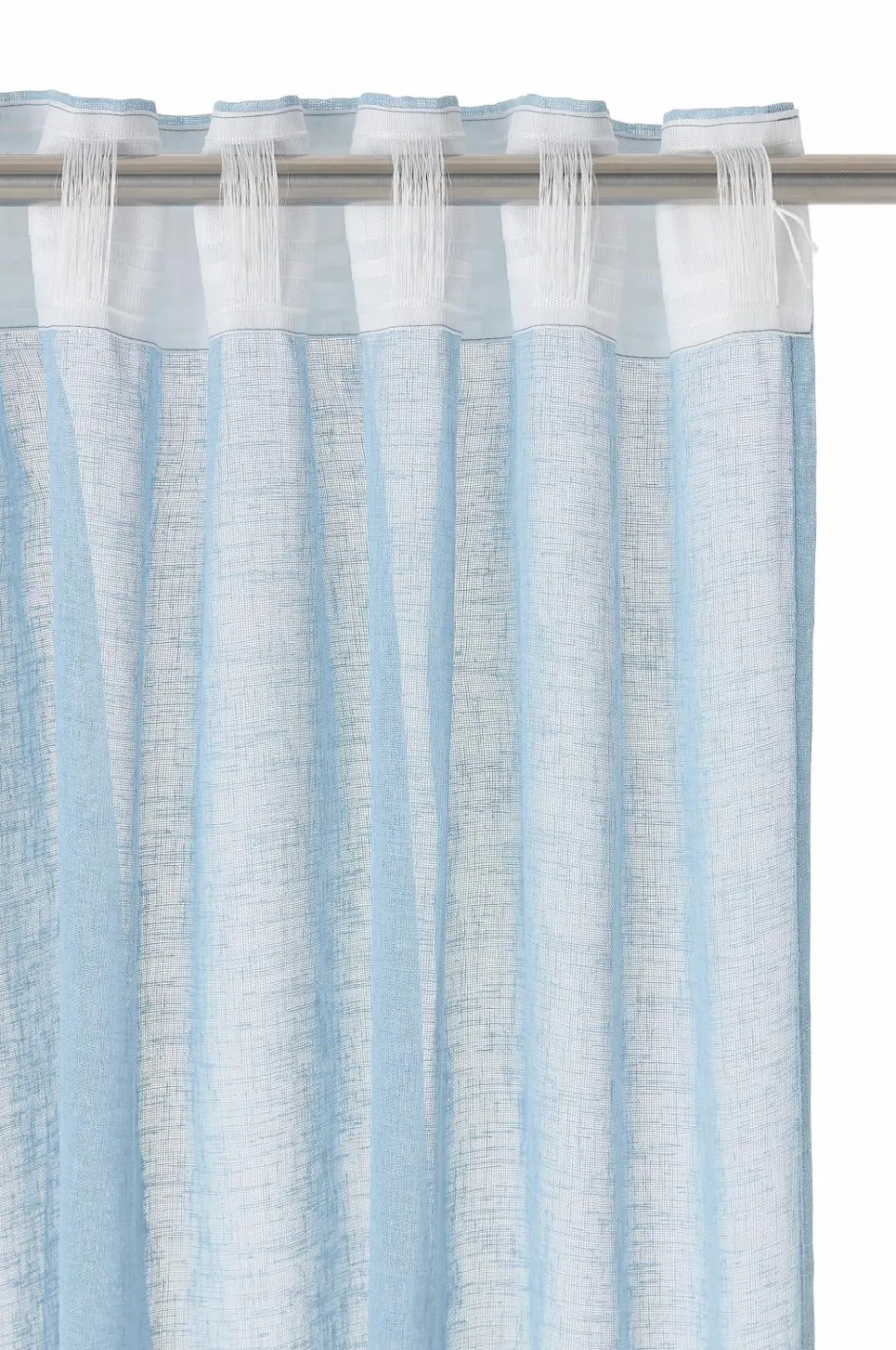 Outlet &Home Multibåndsgardin Mila Wide 1-pak Lyseblå