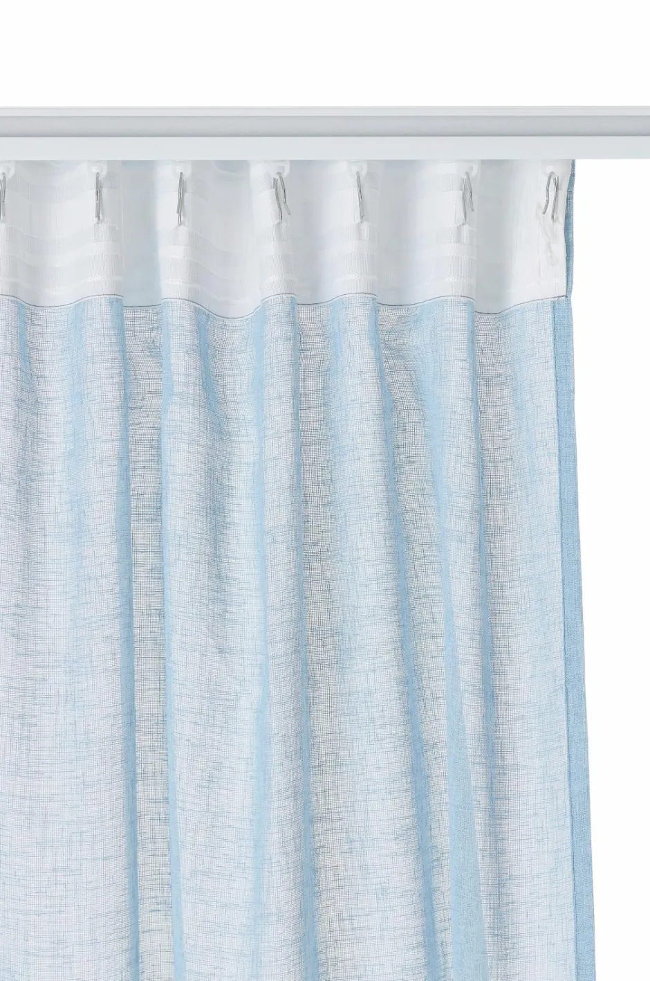 Outlet &Home Multibåndsgardin Mila Wide 1-pak Lyseblå