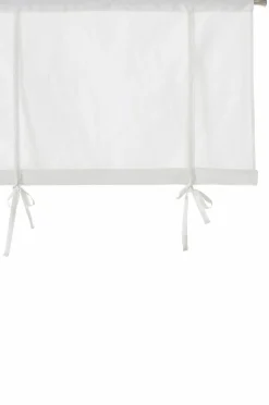 Online &Home Roll up-gardin af halvpanama Hvid