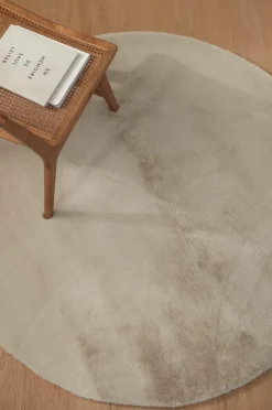 Discount &Home Ryatæppe Vigo Rund Beige