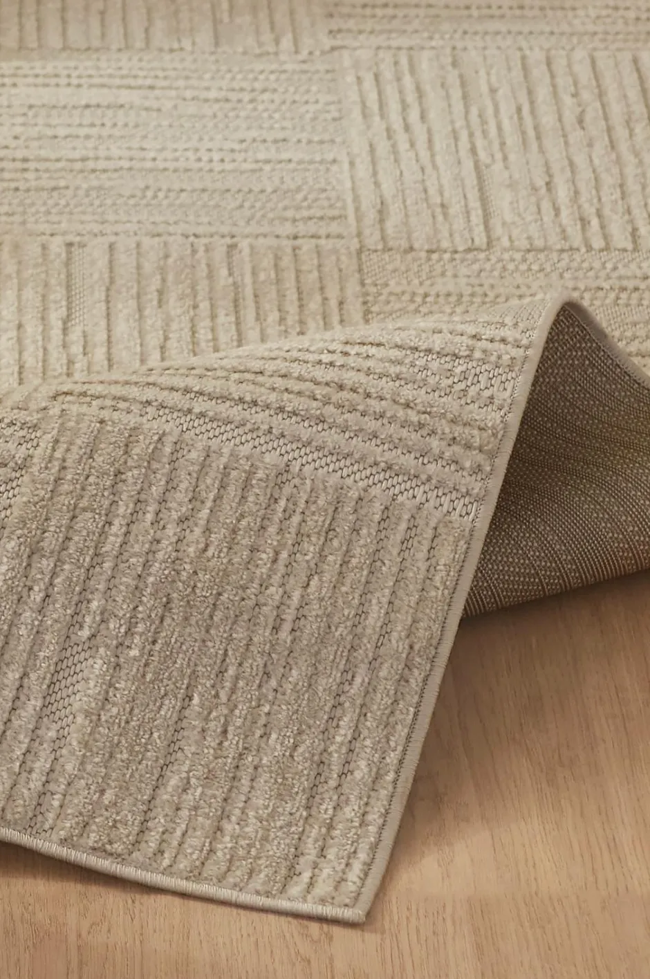 Best &Home Tæppe Daisy Check Beige