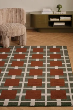 Sale &Home Tæppe Real Check Grøn