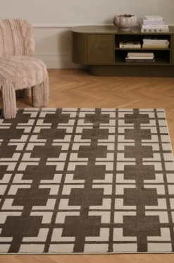 Online &Home Tæppe Real Check Beige