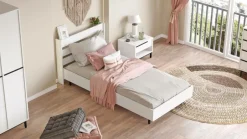 Outlet Homitis Enkeltsenge-Kuba hvid