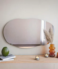 Sale Homitis Spejl Lossa 89 x 52 cm sort marmor Izmir/røgfarvet, matsort