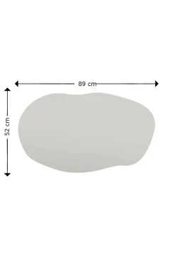 Sale Homitis Spejl Lossa 89 x 52 cm sort marmor Izmir/røgfarvet, matsort