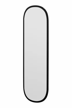 Outlet Homitis Spejl Magnum 120 x 40 cm sort marmor Izmir/røgfarvet, matsort
