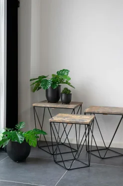 Best House Nordic Kunstig Monstera. Plante af PE-plast. Ø 40 cm. Green glossy